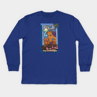 Bear in the Big Blue House Kids Long Sleeve T-Shirt